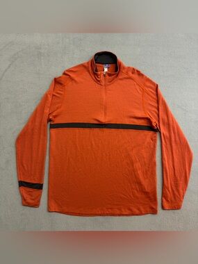 Ibex Sweatshirt Large Men's Merino Wool 1/4 Zip Pullover Base Layer Outdoor Hike